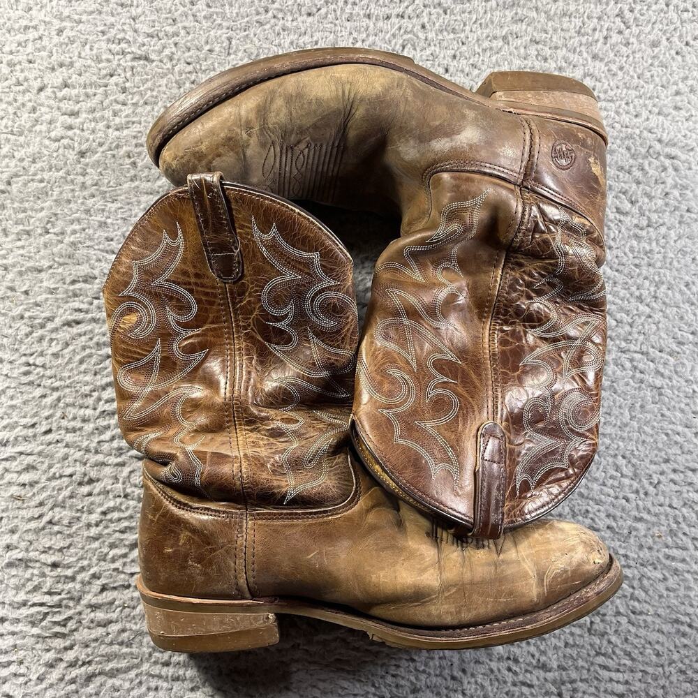Double-H Boots Mens 13D Dylan Brown Steel Toe Western Work Boots DH1592 USA